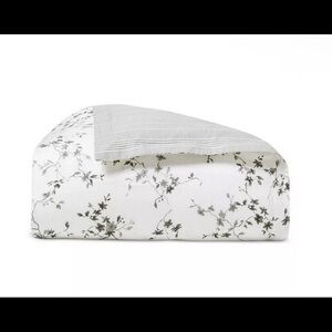 NEW Ralph Lauren Munroe 100% Cotton FULL/QUEEN Duvet Cover‎ Charcoal $400